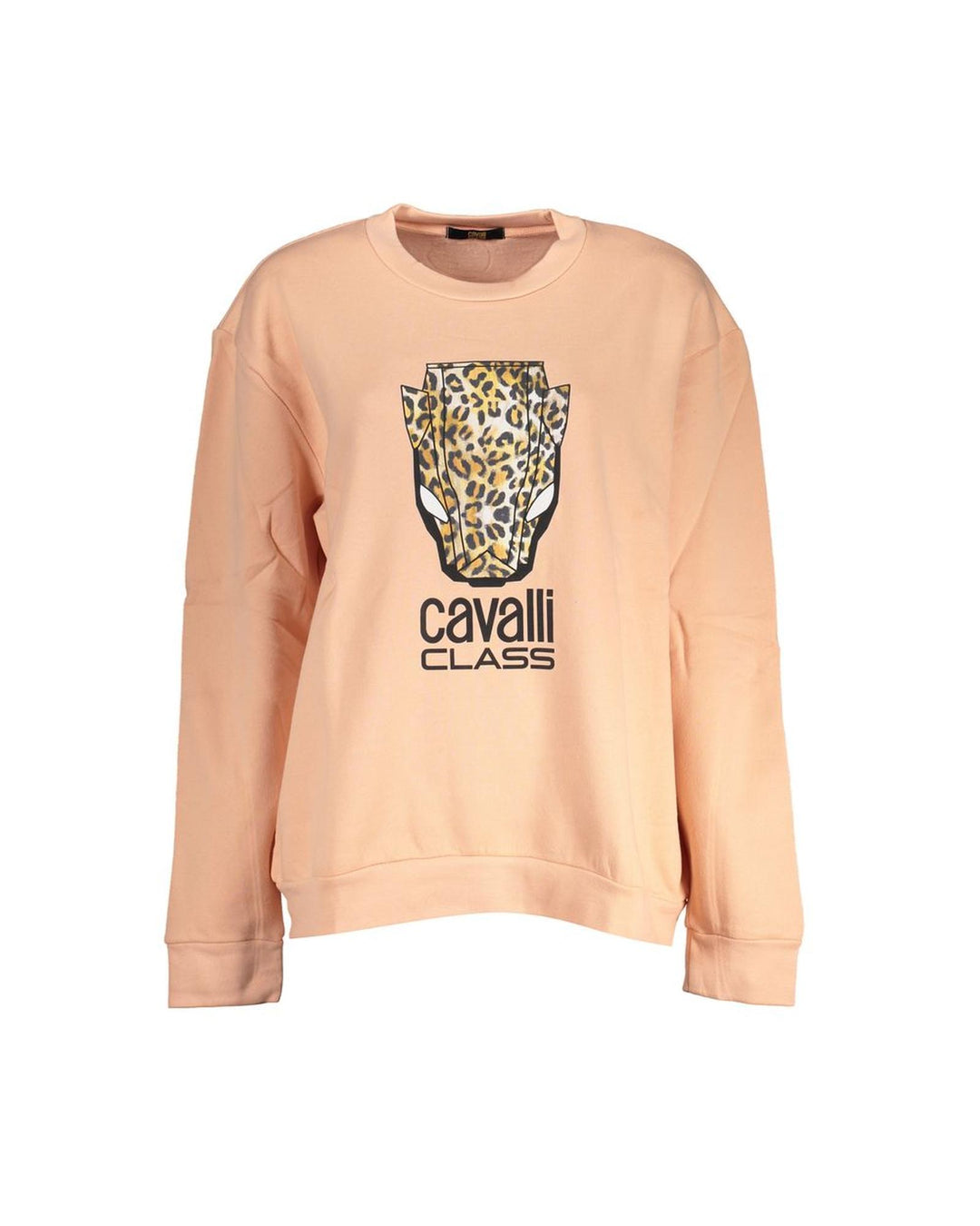 Cavalli Class Women's Pink Cotton Sweater - L