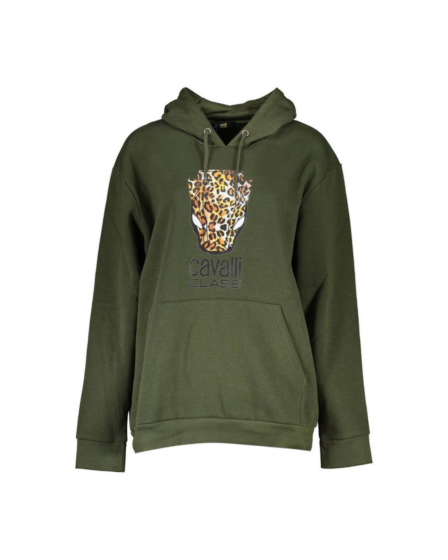 Cavalli Class Women's Green Cotton Sweater - M