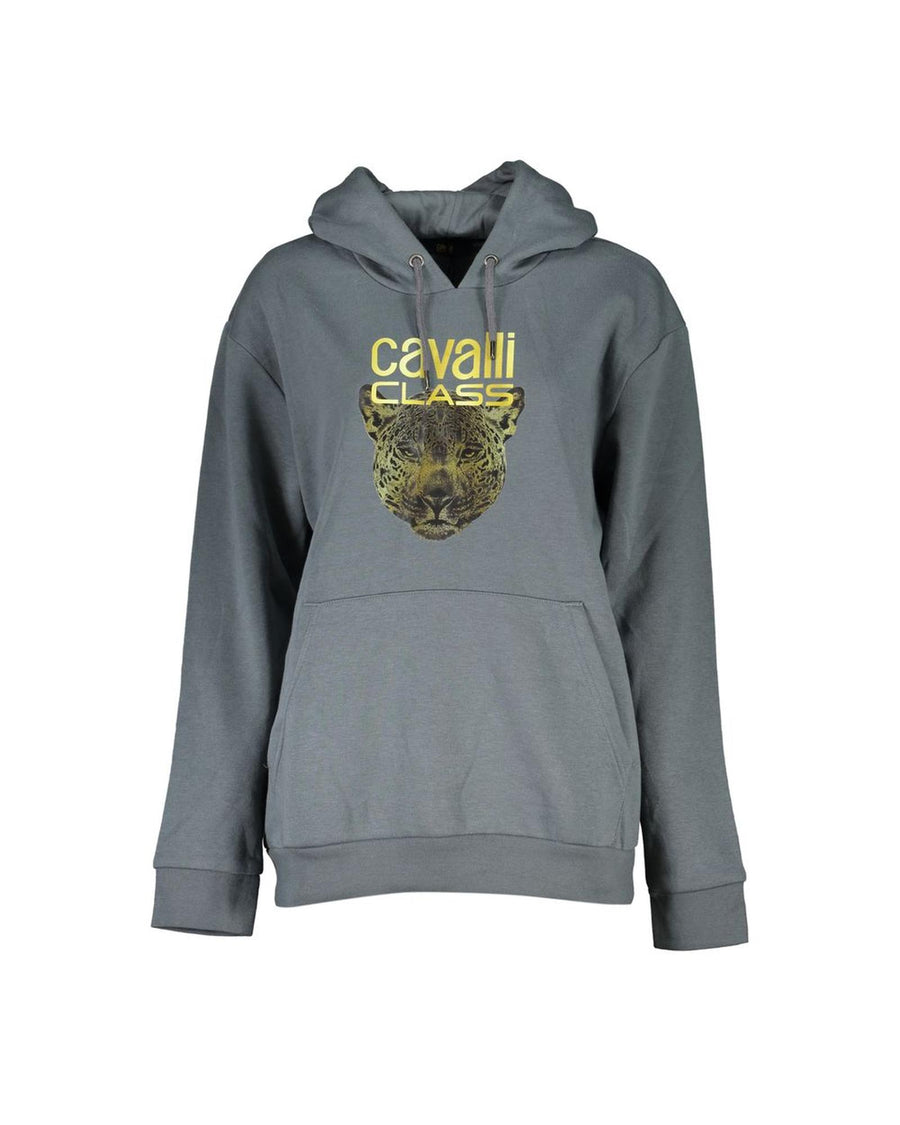 Cavalli Class Women's Gray Cotton Sweater - XL