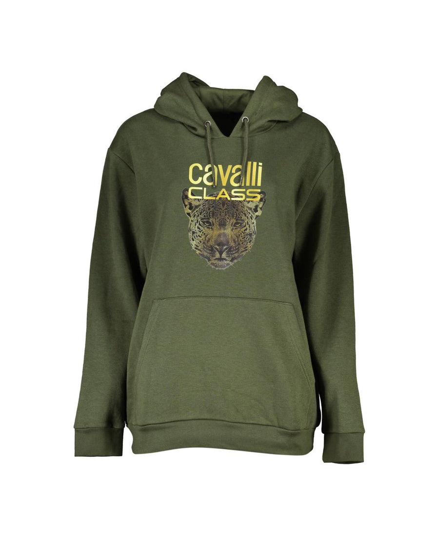 Cavalli Class Women's Green Cotton Sweater - M