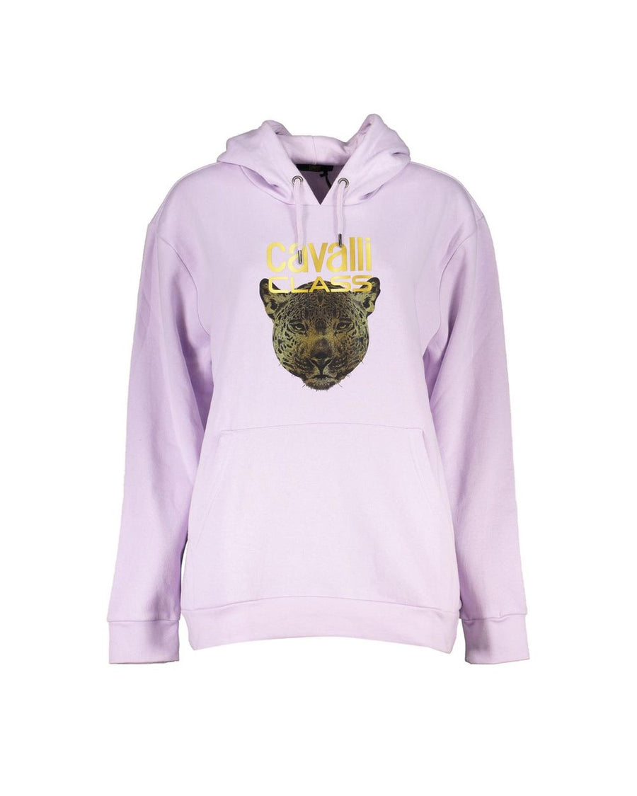 Cavalli Class Women's Purple Cotton Sweater - 2XL