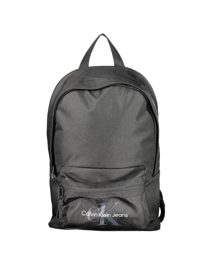Calvin Klein Men's Black Polyester Backpack - One Size