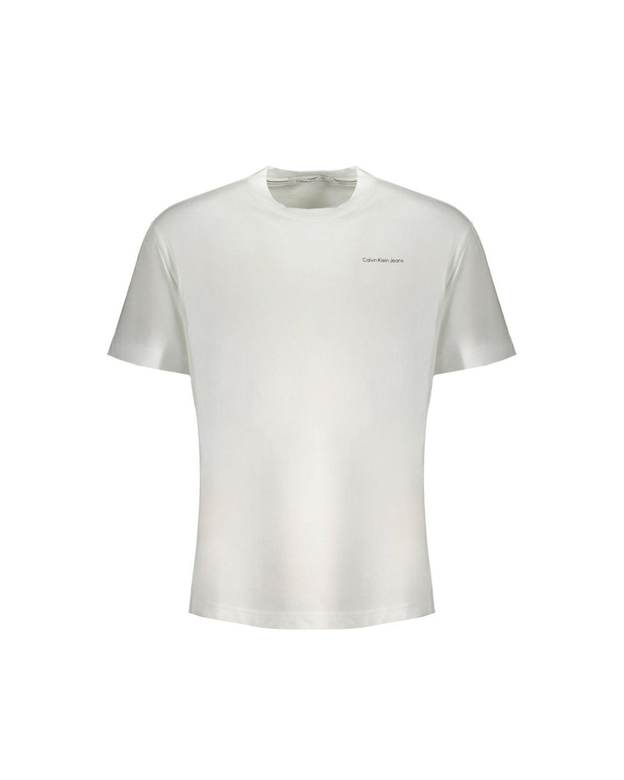 Calvin Klein Men's White Cotton T-Shirt - XL
