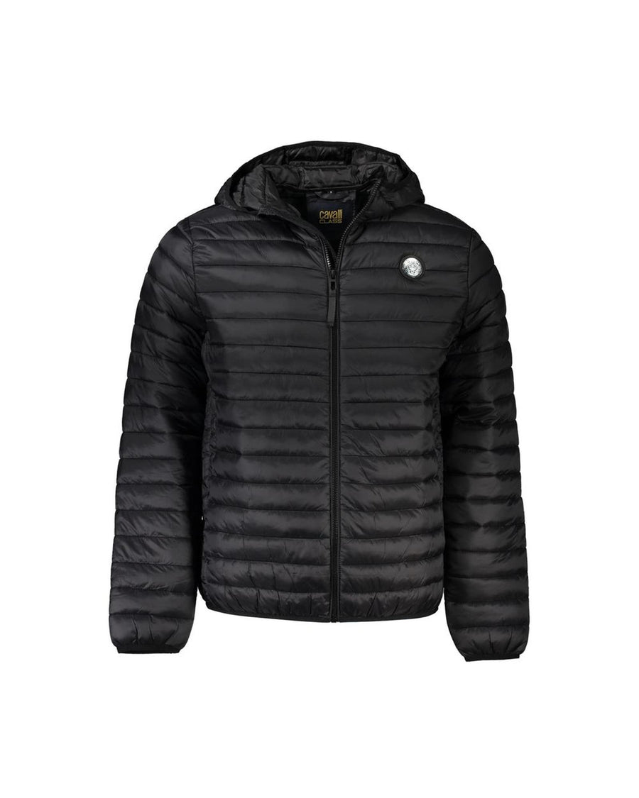 Cavalli Class Men's Black Polyamide  Jacket - M