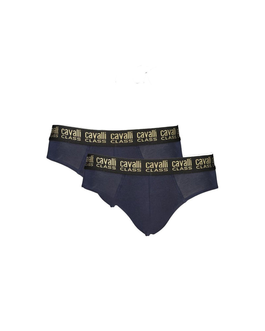 Cavalli Class Men's Blue Cotton Underwear - L