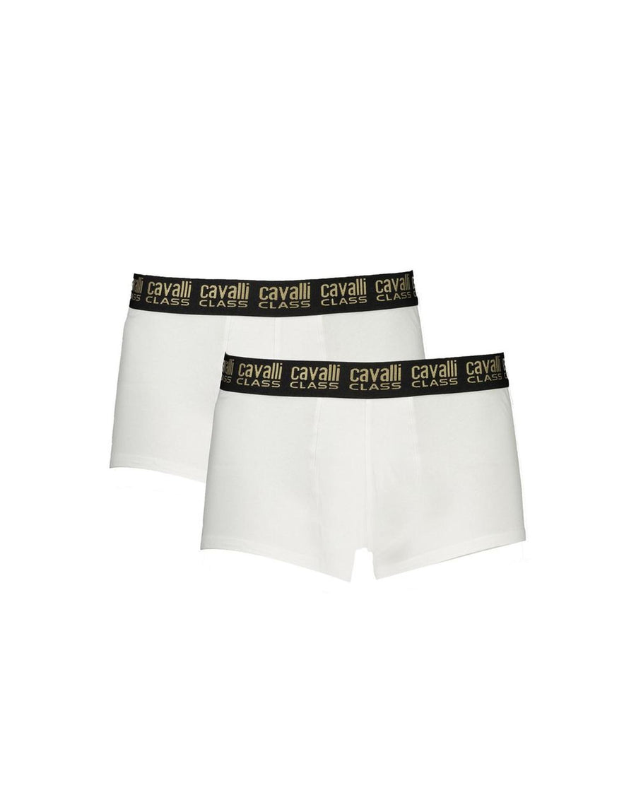 Cavalli Class Men's White Cotton Underwear - S