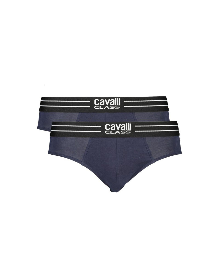 Cavalli Class Men's Blue Cotton Underwear - 2XL