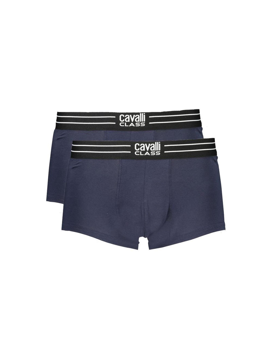 Cavalli Class Men's Blue Cotton Underwear - 2XL