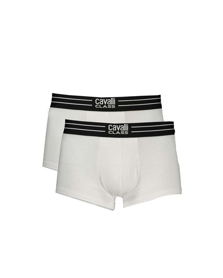 Cavalli Class Men's White Cotton Underwear - 2XL
