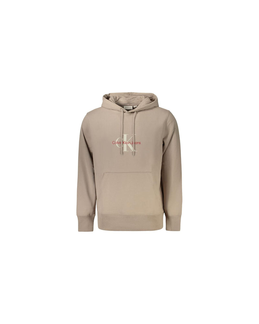 Calvin Klein Men's Beige Cotton Sweater - XL