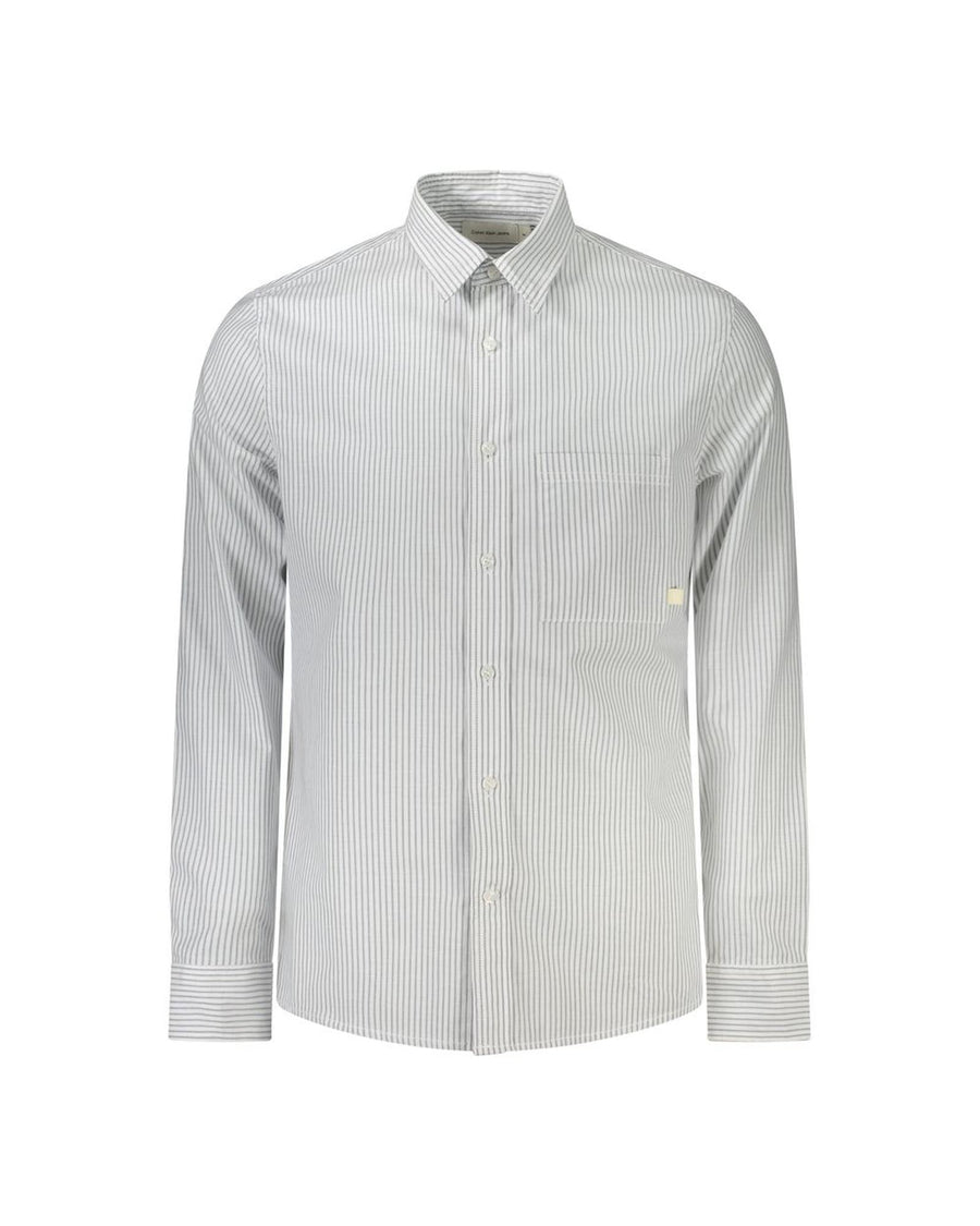 Calvin Klein Men's White Cotton Shirt - 2XL
