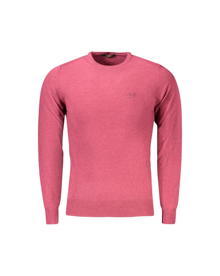 Cavalli Class Men's Red Polyester Sweater - 2XL