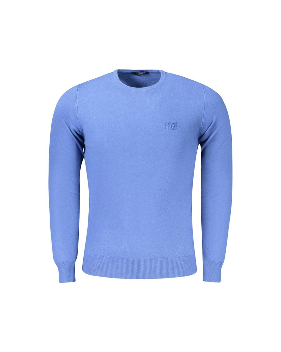 Cavalli Class Men's Blue Polyester Sweater - 2XL