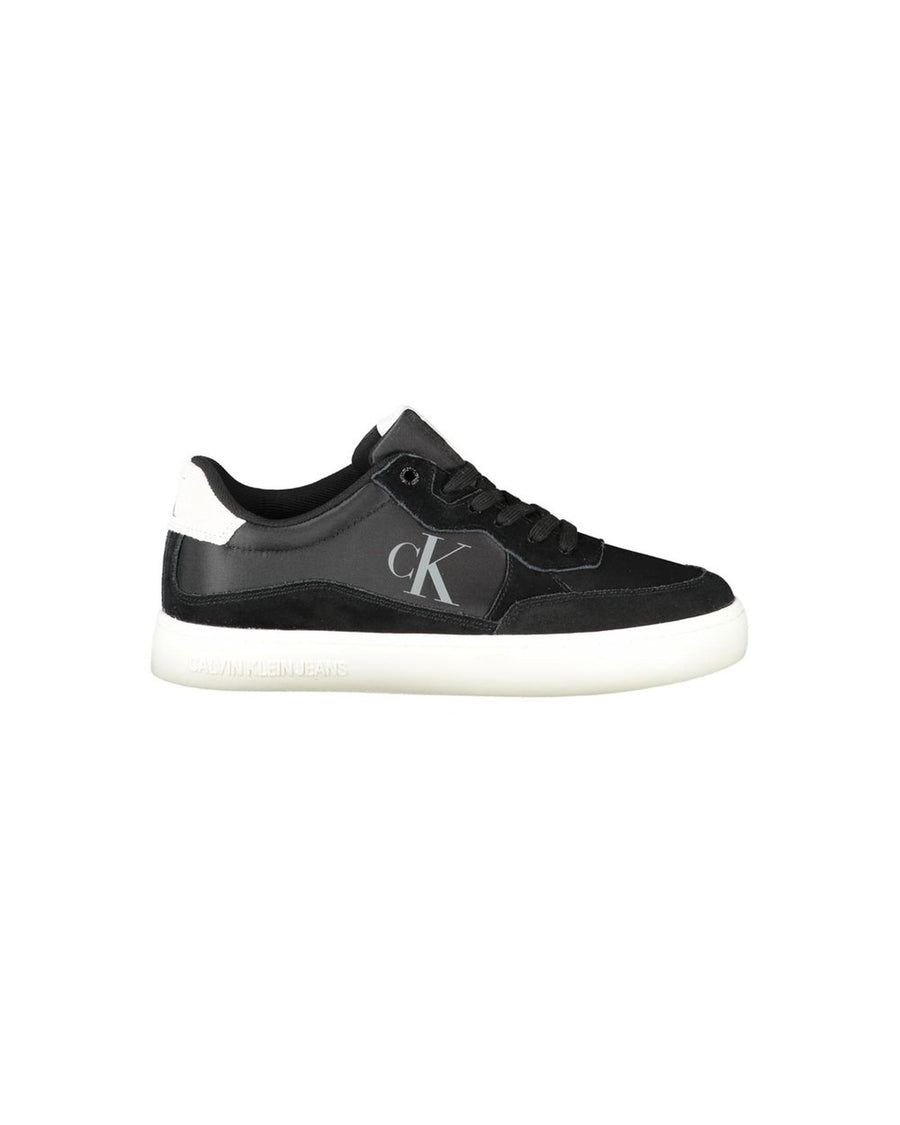 Calvin Klein Men's Black Polyester Sneaker - 42 EU