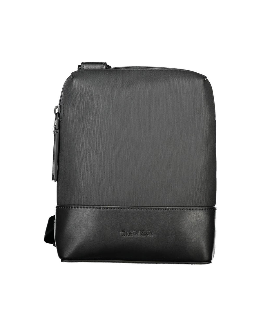 Calvin Klein Men's Black Polyester Shoulder Bag - One Size