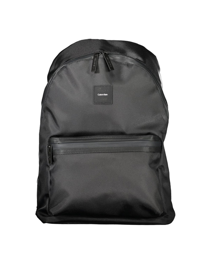 Calvin Klein Men's Black Polyester Backpack - One Size