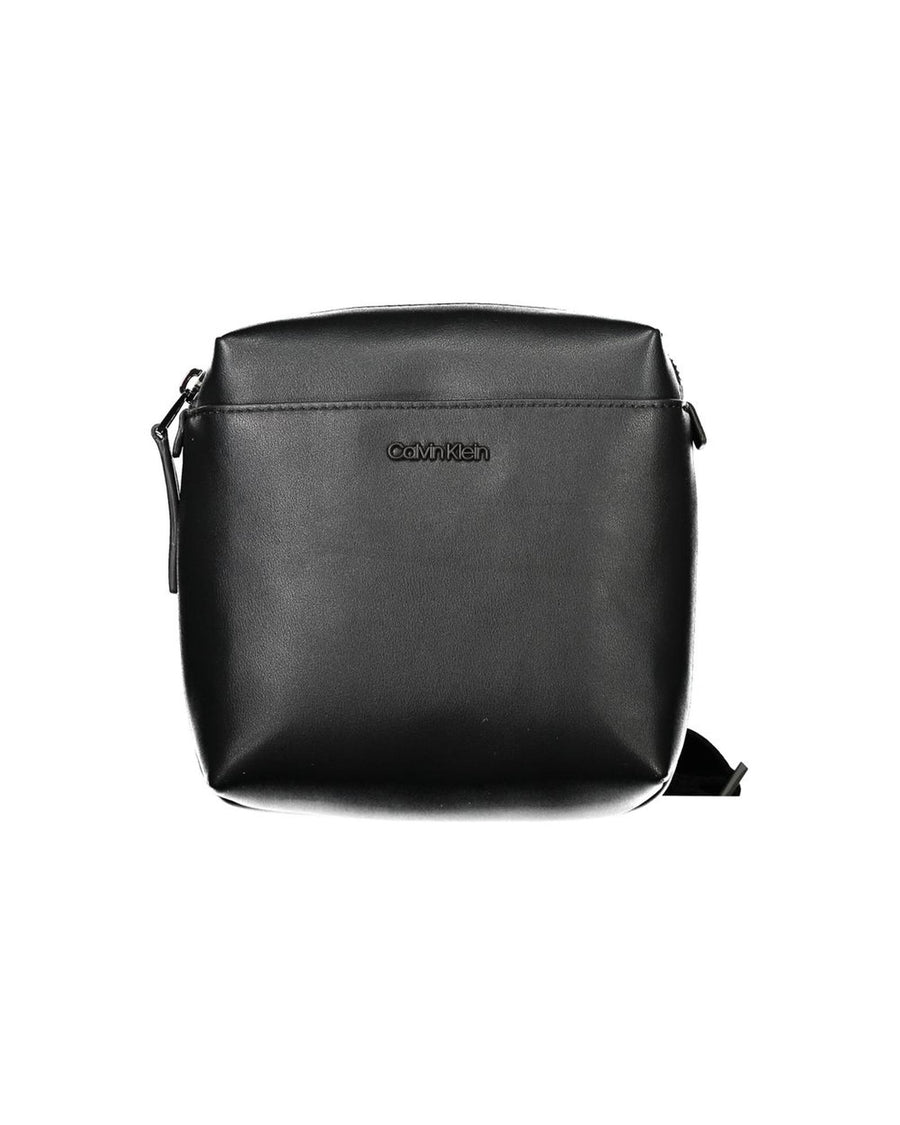Calvin Klein Men's Black Polyethylene Shoulder Bag - One Size