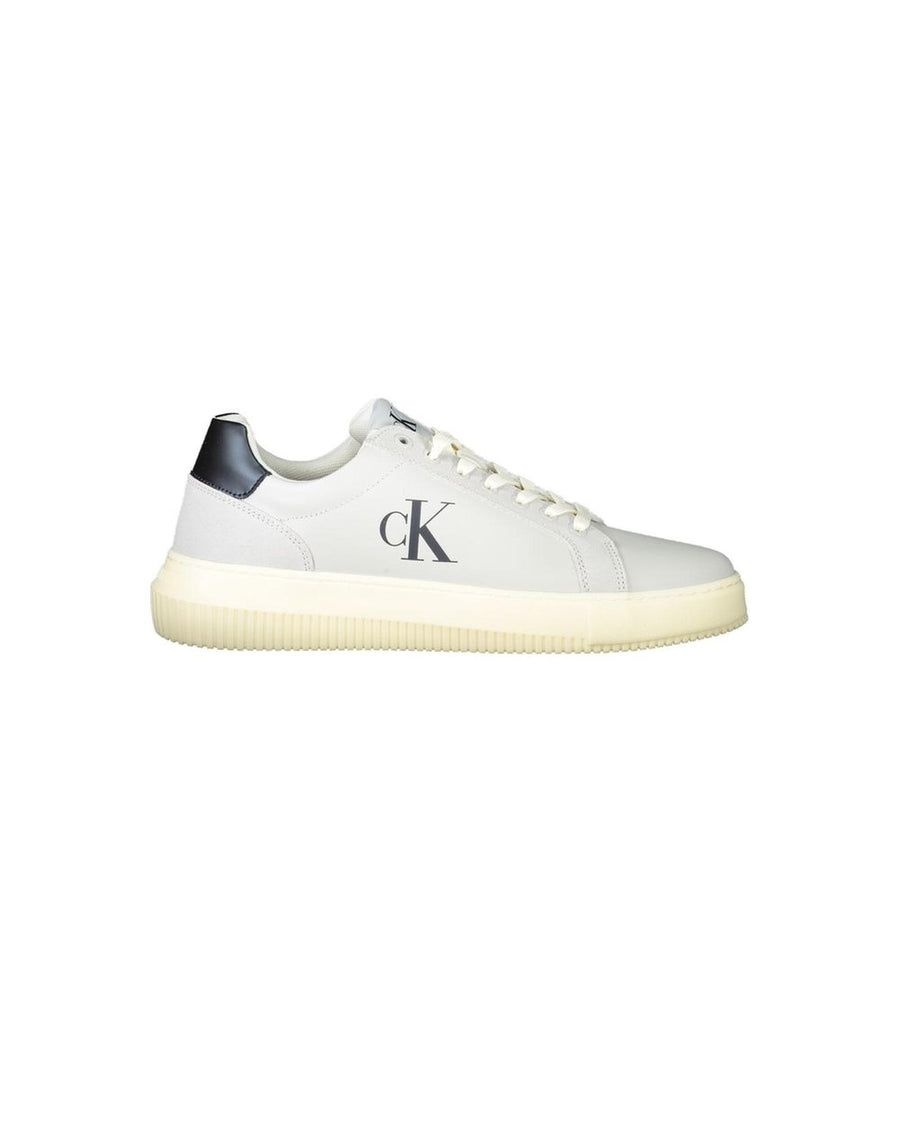 Calvin Klein Men's Gray Polyester Sneaker - 41 EU