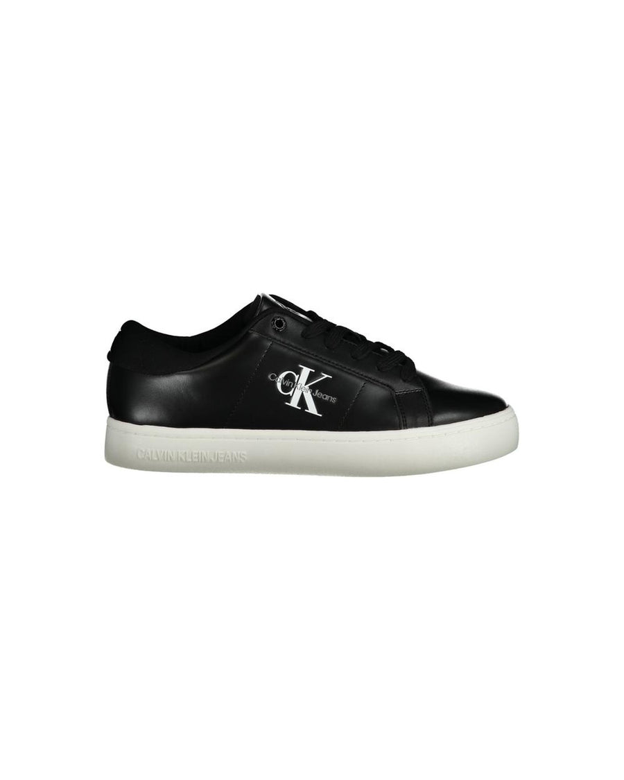 Calvin Klein Women's Black Polyester Sneaker - 39 EU