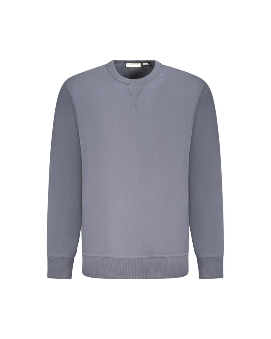 Calvin Klein Men's Blue Cotton Sweater - XL