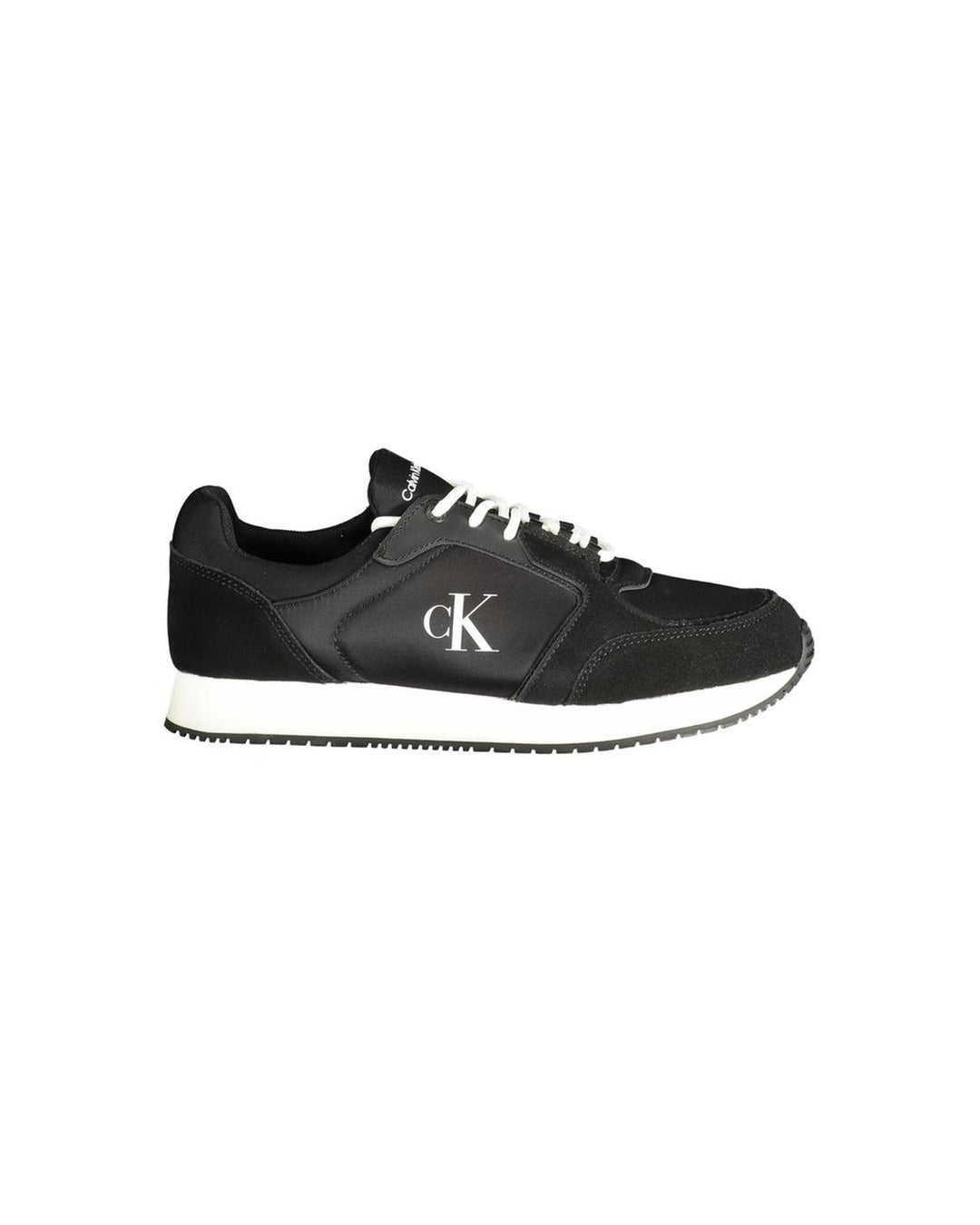 Calvin Klein Men's Black Polyester Sneaker - 41 EU