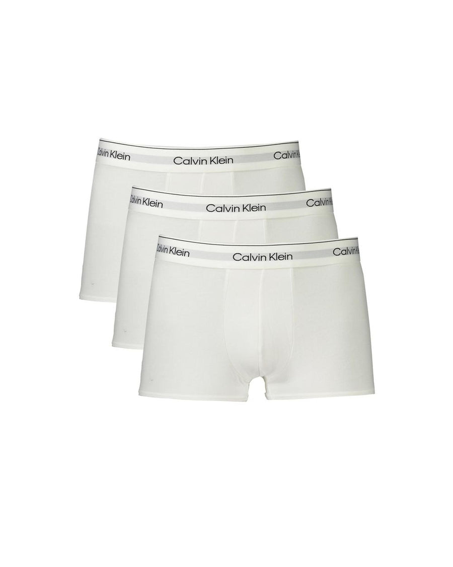 Calvin Klein Men's White Cotton  Boxer Short - S