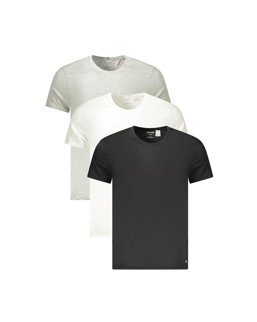 Calvin Klein Men's Gray Cotton  T-Shirt - XL