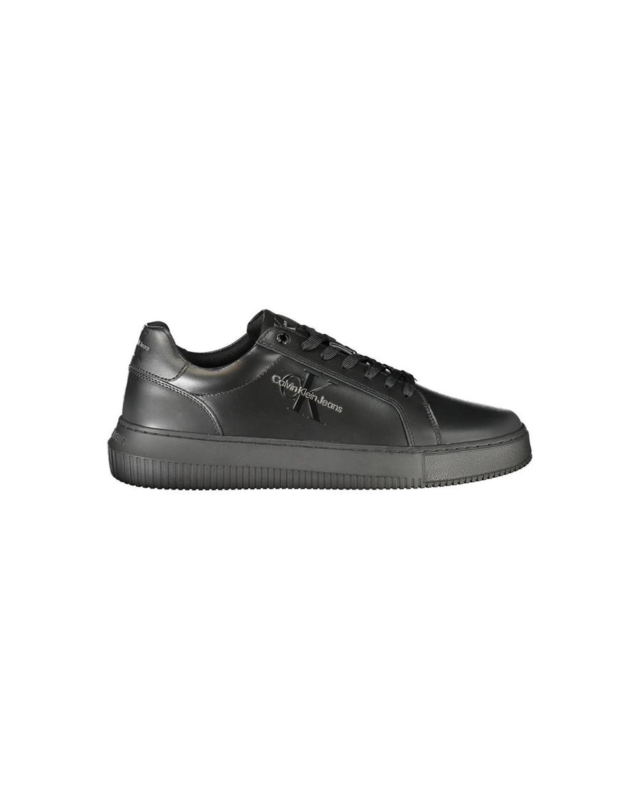 Calvin Klein Men's Black Polyester Sneaker - 42 EU