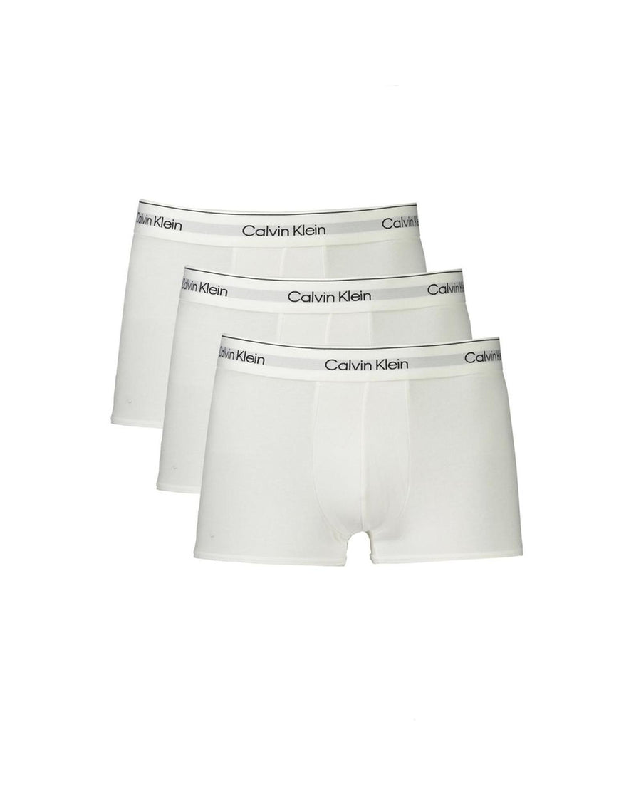 Calvin Klein Men's White Cotton  Boxer - 2XL