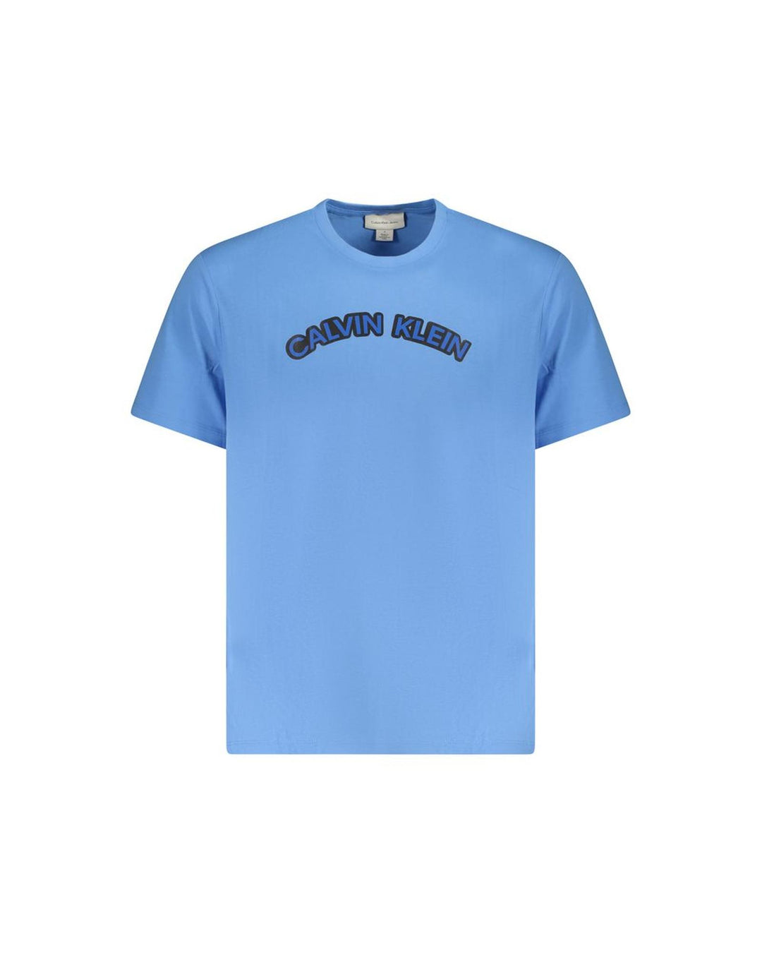 Calvin Klein Men's Light Blue Cotton  T-Shirt - XL