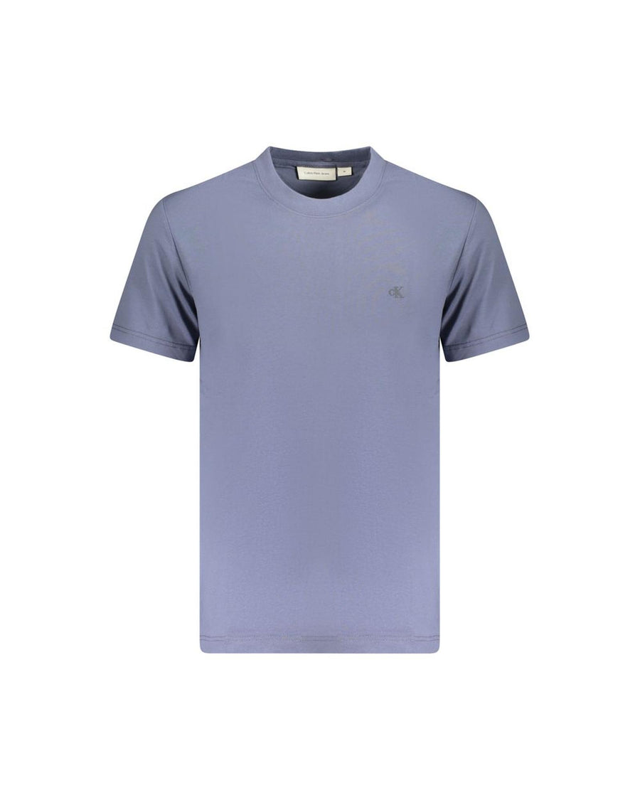 Calvin Klein Men's Blue Cotton  T-Shirt - XL