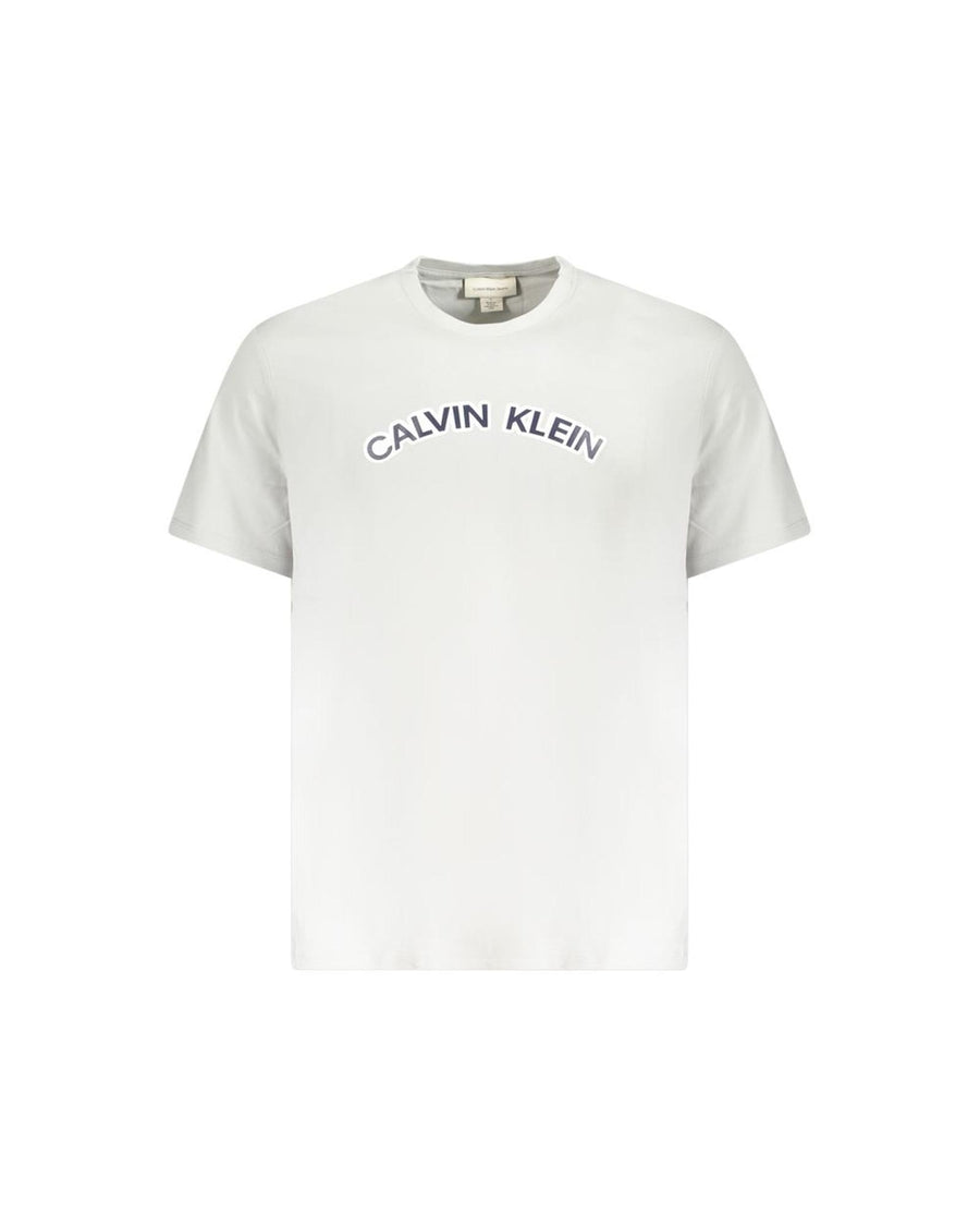 Calvin Klein Men's Gray Cotton  T-Shirt - XL