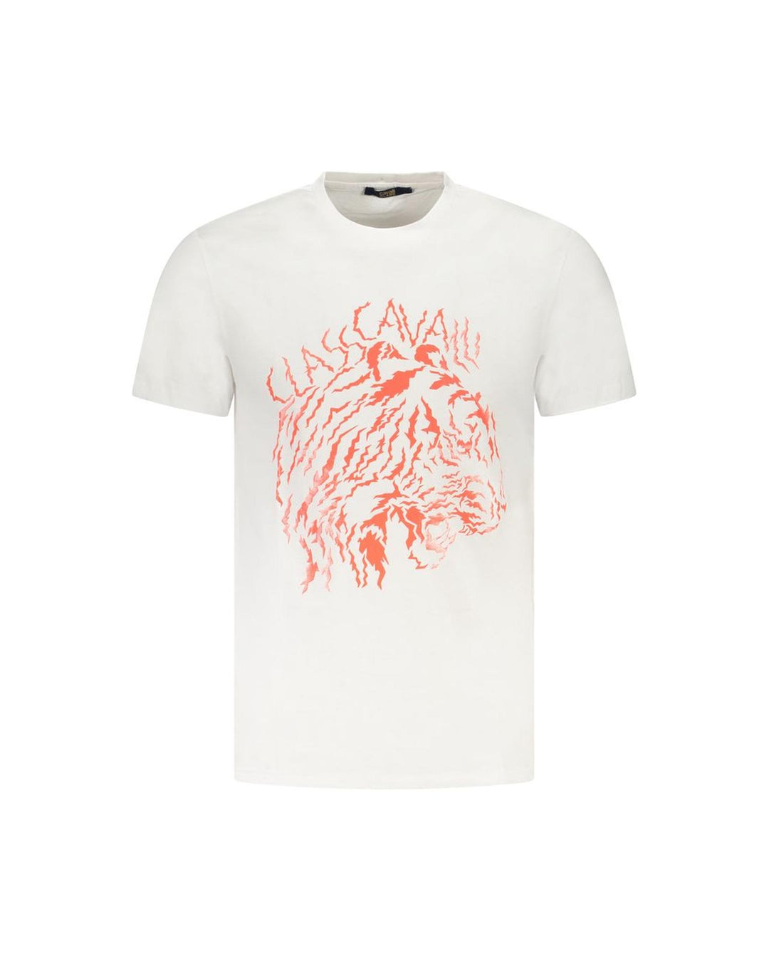 Cavalli Class Men's White Cotton T-Shirt - XL