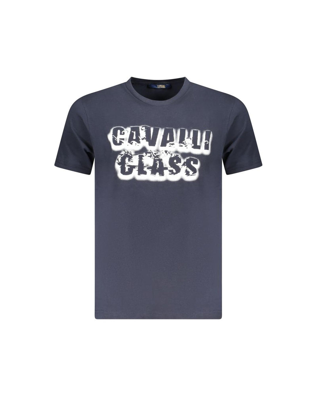 Cavalli Class Men's Blue Cotton  T-Shirt - L