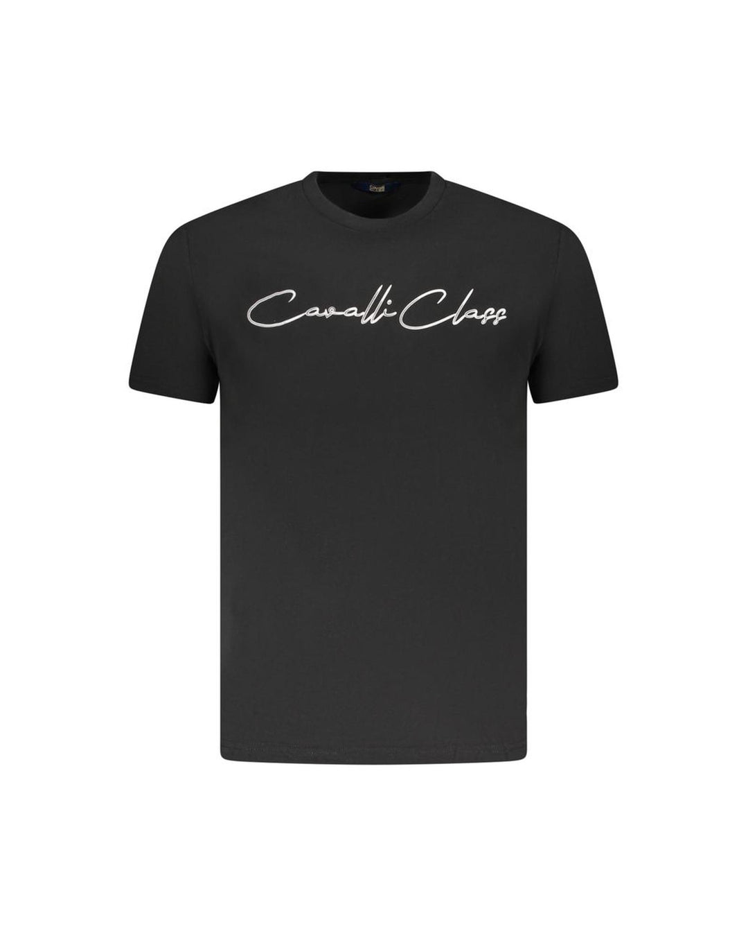 Cavalli Class Men's Black Cotton T-Shirt - 2XL