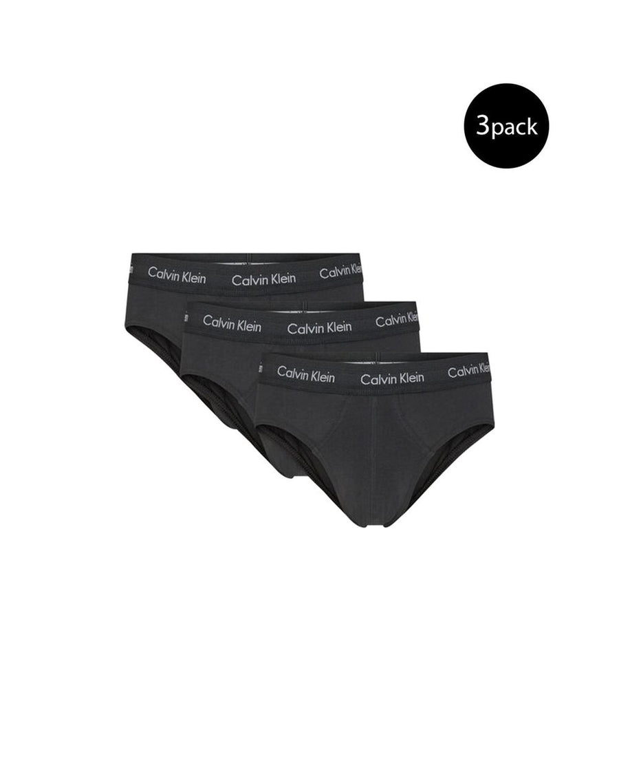 Calvin Klein Underwear Men's Black Elastane Underwear - 46 IT