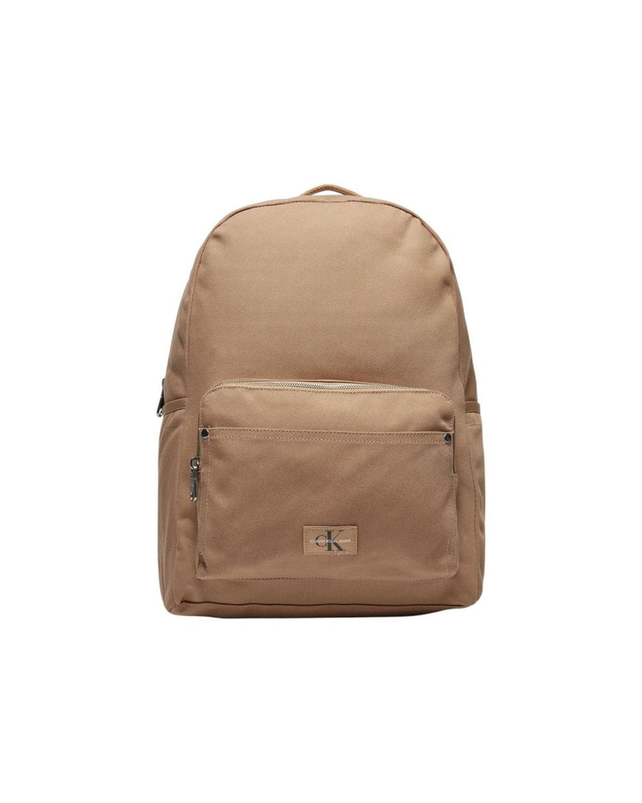 Calvin Klein Men's Beige Recycled Polyester Backpack - One Size