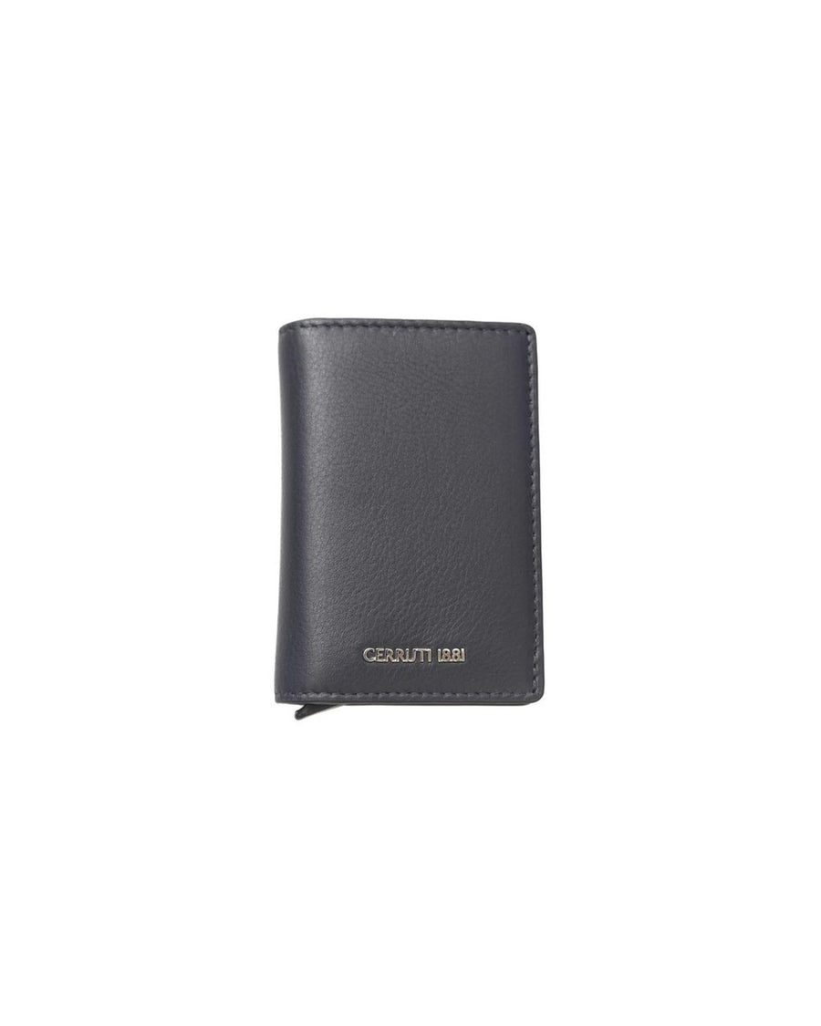 Cerruti 1881 Men's Elegant Blue Leather Wallet for  - One Size