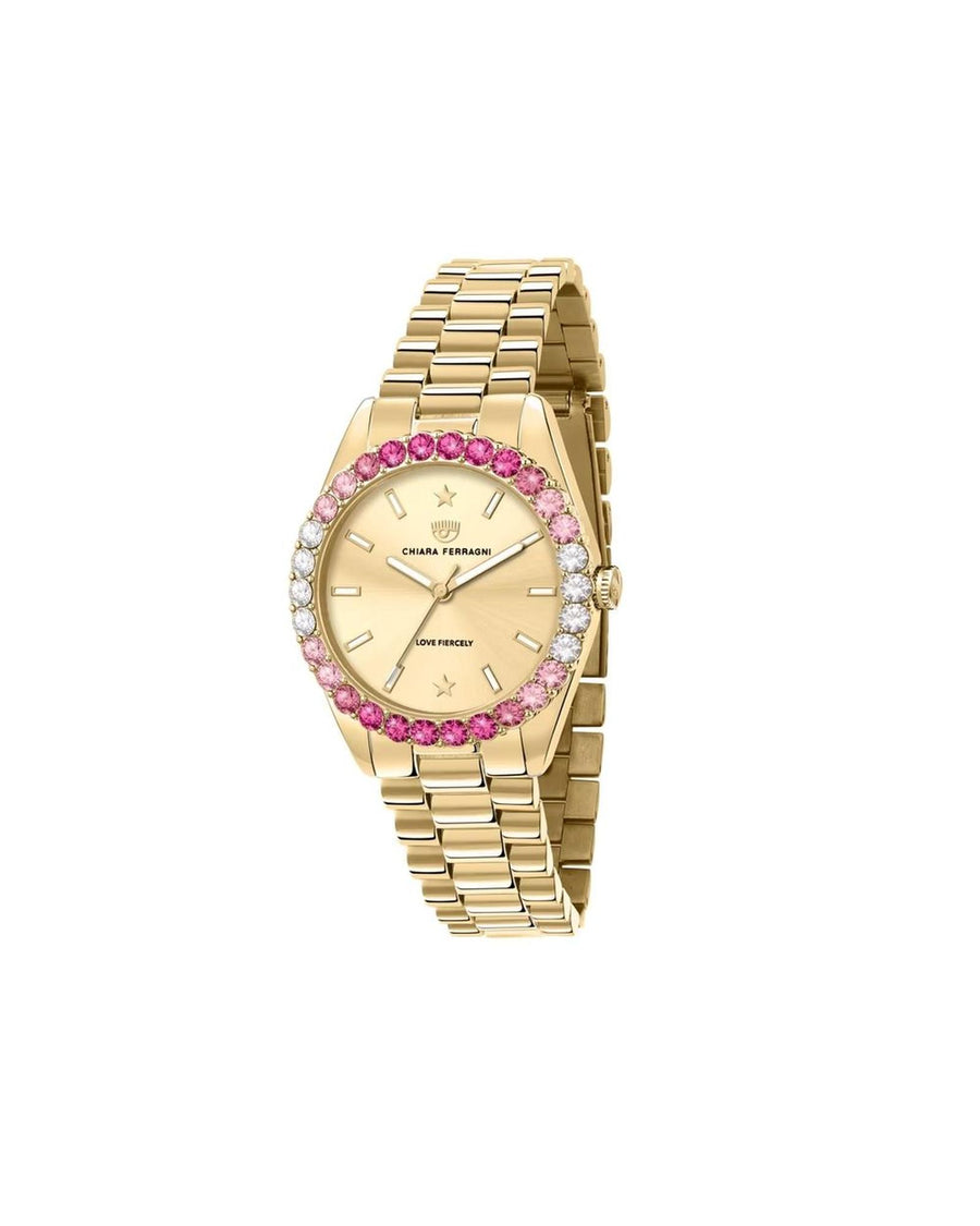 Chiara Ferragni Women's Gold Stainless Steel Watch - One Size