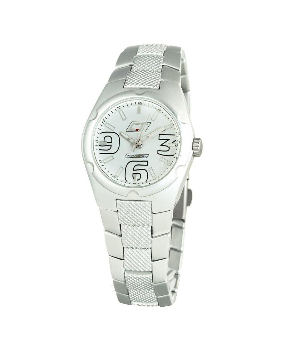 Chronotech Women's Silver Steel Watch - One Size