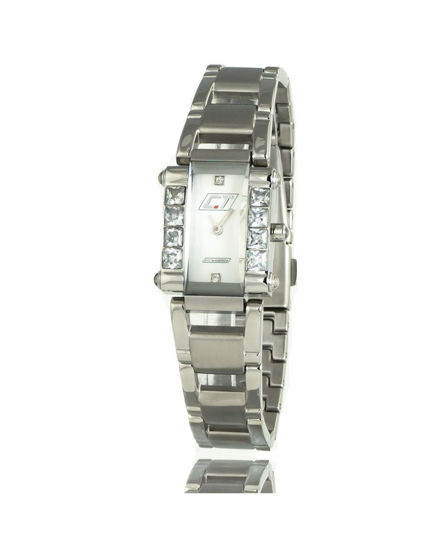 Chronotech Women's Silver Steel Watch - One Size