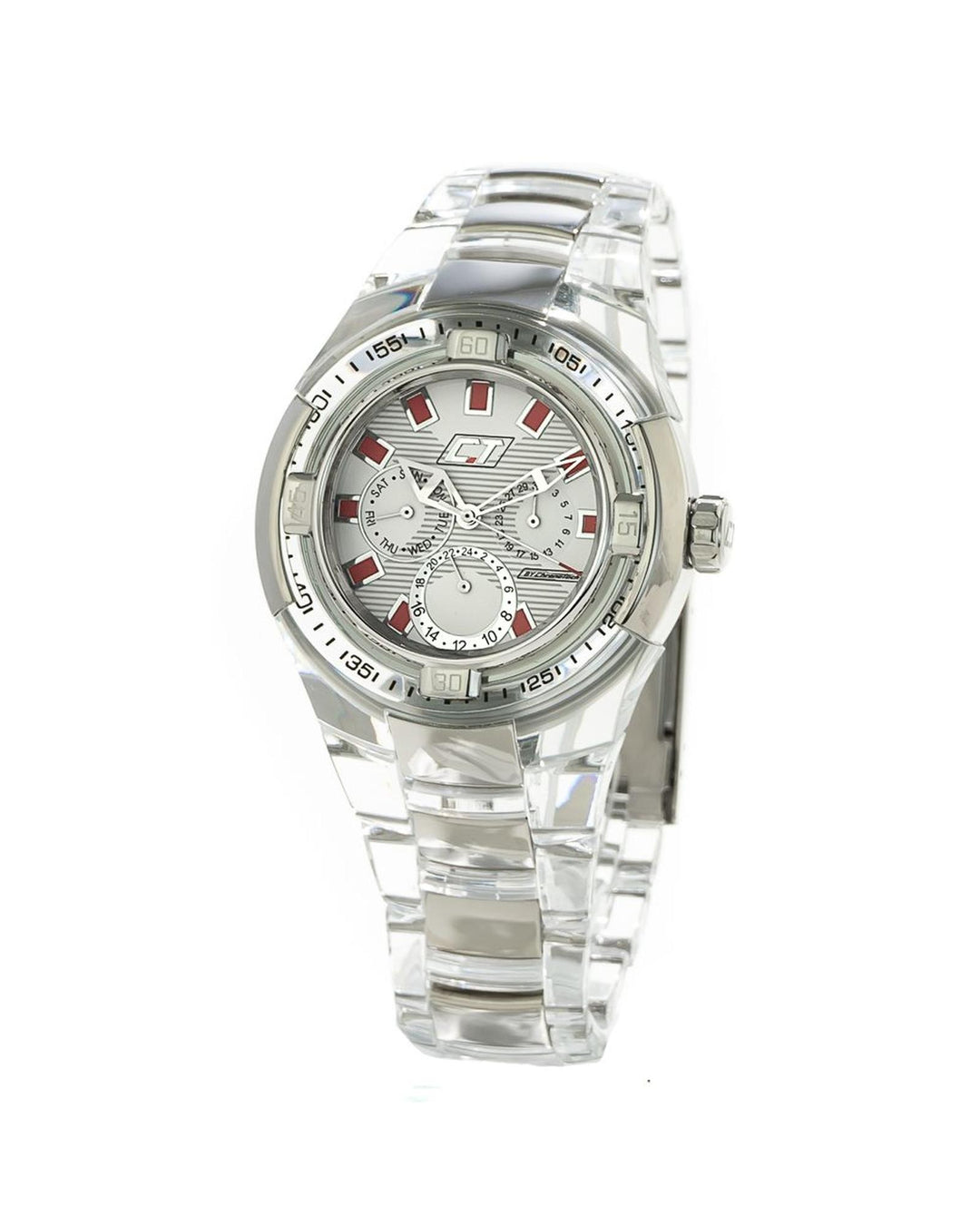 Chronotech Men's Transparent Polycarbonate Watch - One Size