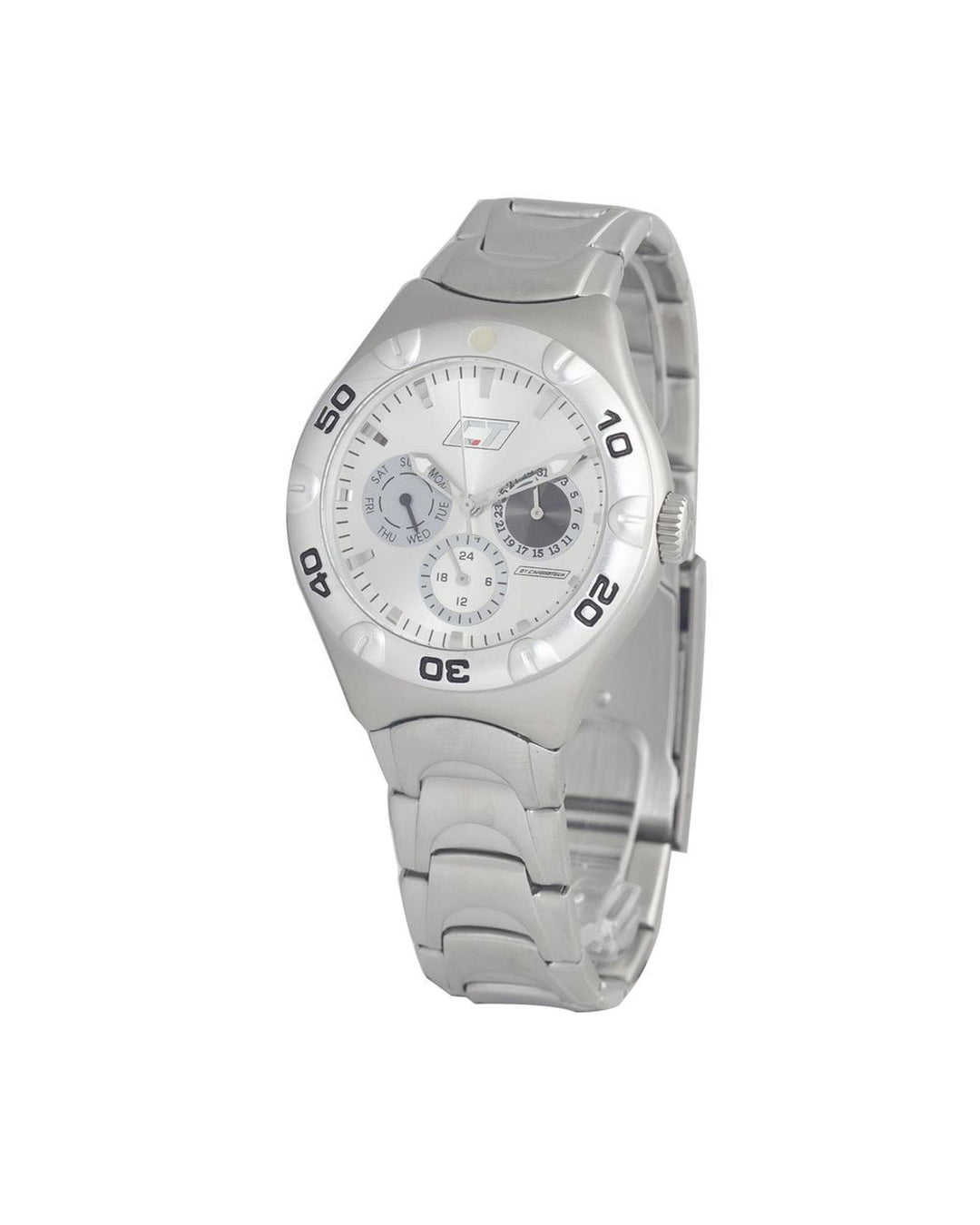 Chronotech Unisex's Silver Steel Watch - One Size