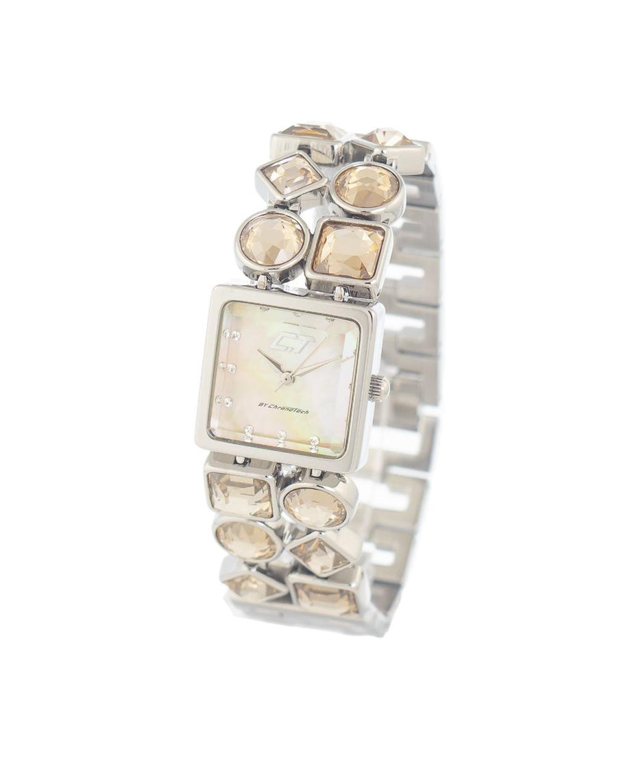 Chronotech Women's Silver Steel Watch - One Size