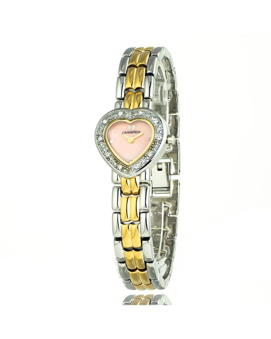 Chronotech Women's Silver Steel Watch - One Size