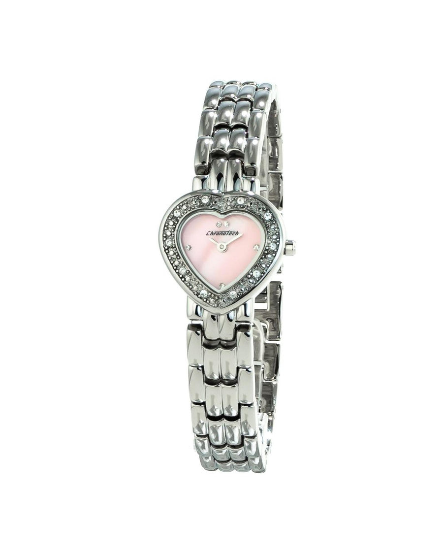 Chronotech Women's Silver Steel Watch - One Size