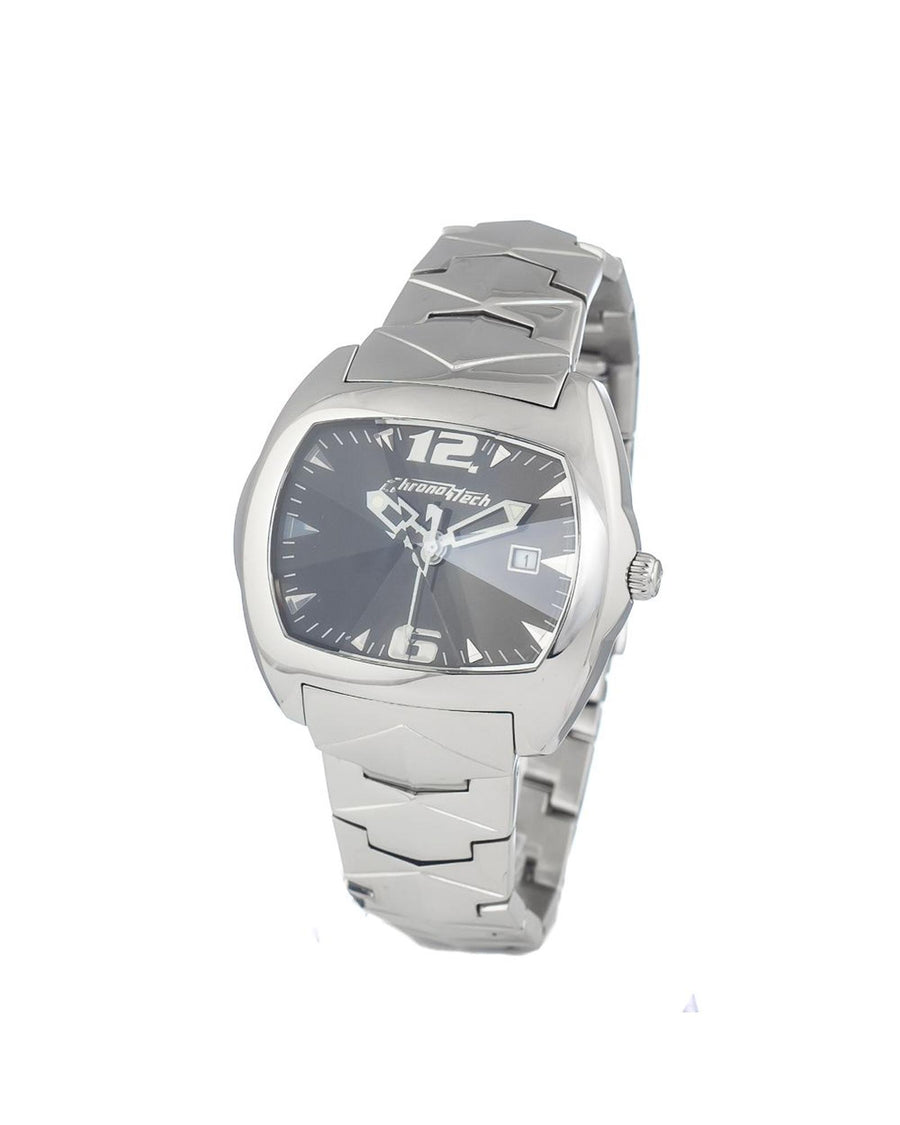 Chronotech Men's Silver Steel Watch - One Size