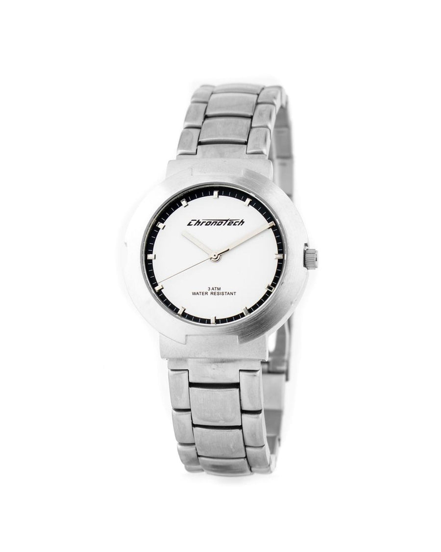 Chronotech Women's Silver Steel Watch - One Size