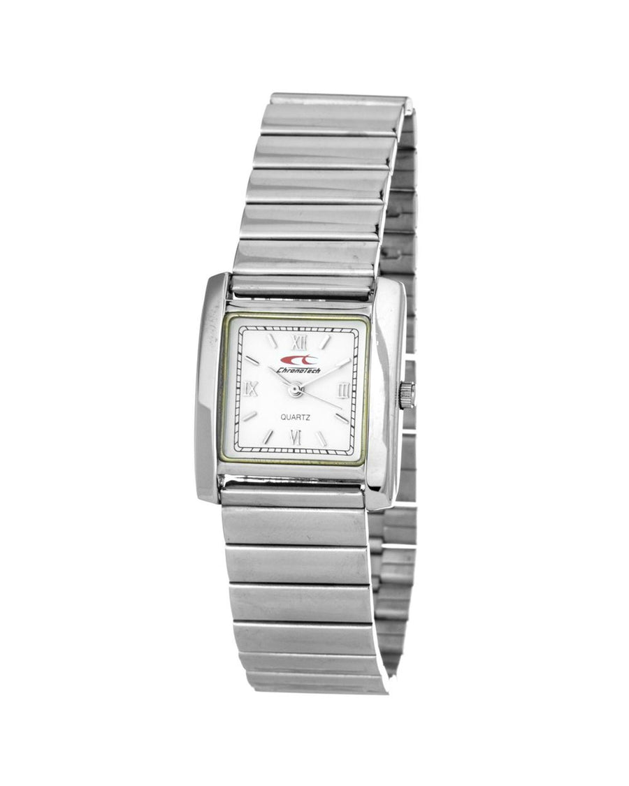 Chronotech Women's Silver Steel Watch - One Size
