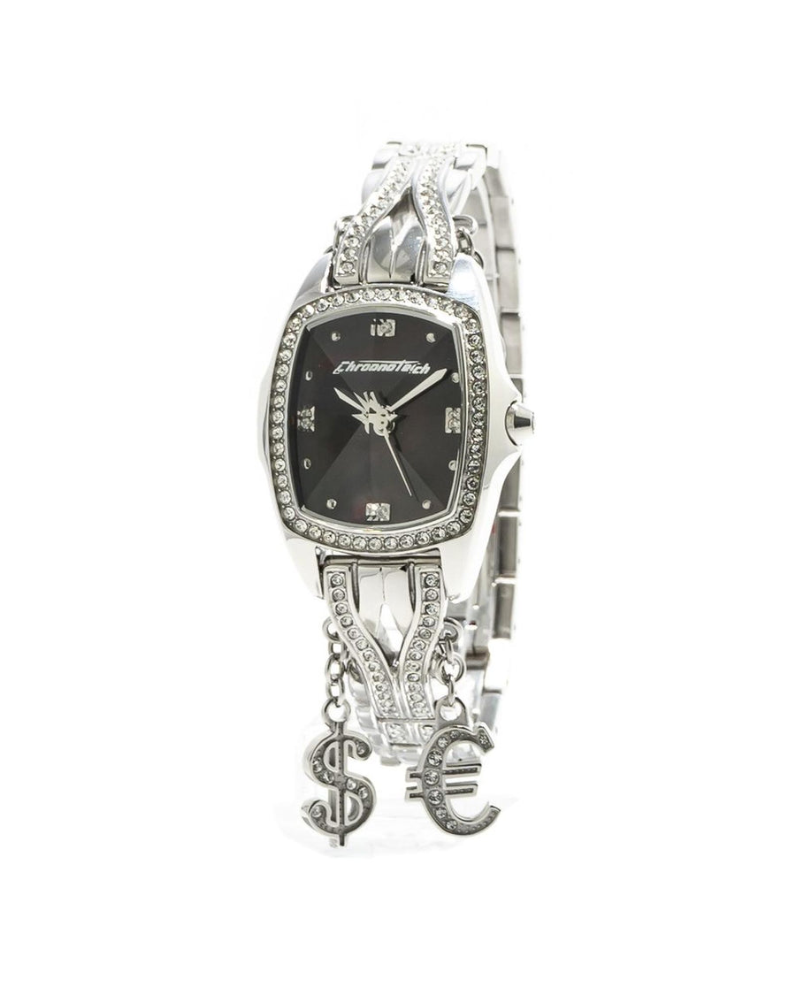 Chronotech Women's Silver Steel Watch - One Size
